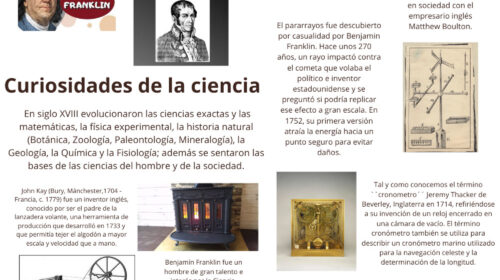 La revolución científica del siglo XVIII
